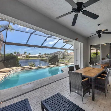 Charlotte County Villa 5878: Waterfront Pool Spa Home